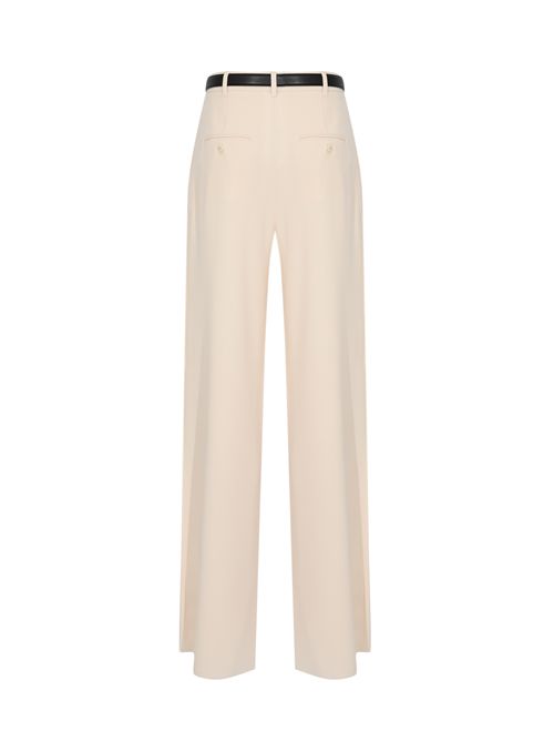 Pantalone MSTAMICO in cady con cintura Beige MAX MARA STUDIO | 2616131025600060